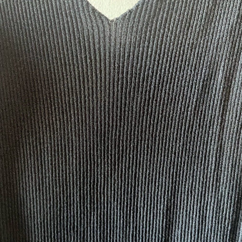 Forever 21 Gray Ribbed Midi Dress - Picture 3 of 4